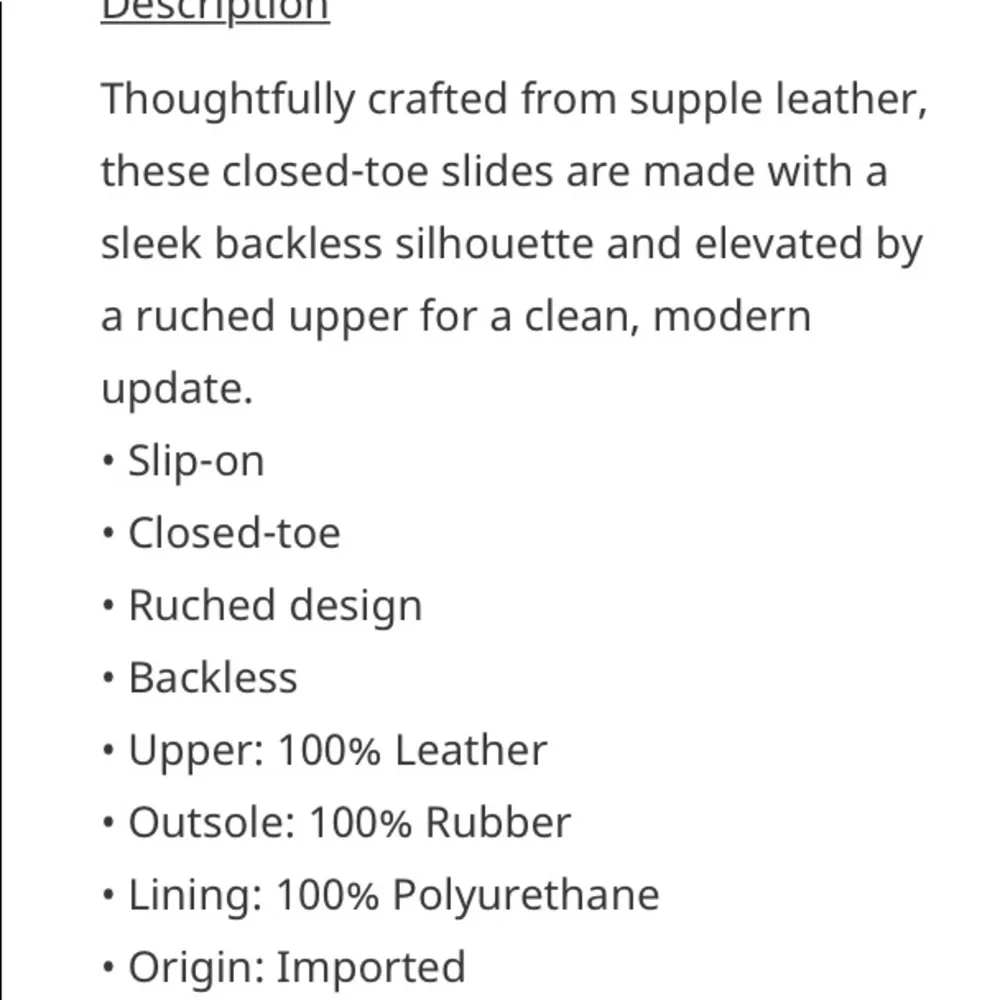 Donna Karen Ruched slides - Picture 4 of 4